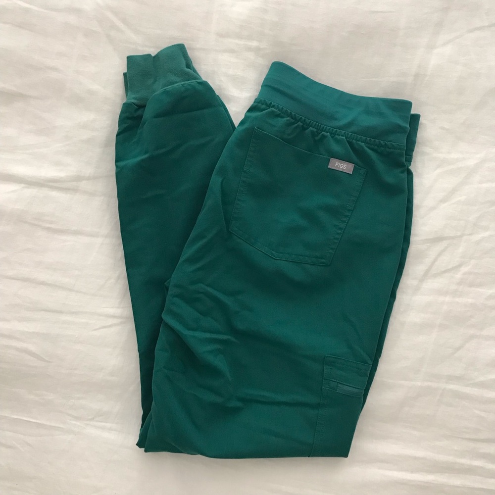 FIGS 💥 SM Zamora Jogger Scrub Pants💥 Hunter Green - LIMITED EDITION COLOR!